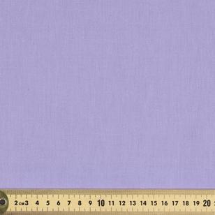 Plain 112 cm Broadcloth Fabric Lilac