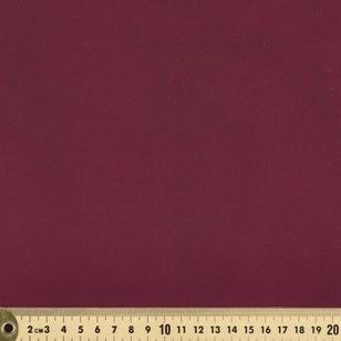 Plain 112 cm Broadcloth Fabric Wine