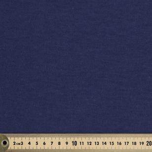 Plain 112 cm Premium Flannelette Fabric Navy 112 cm