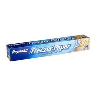 Small Plastic Coated Freezer Paper White