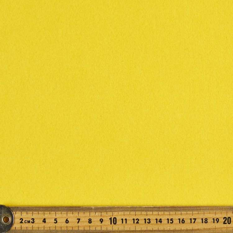 Plain 90 cm Acrylic Felt Fabric Daffodil