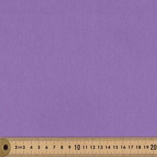 Plain 112 cm Cotton Drill Fabric Amethyst 112 cm