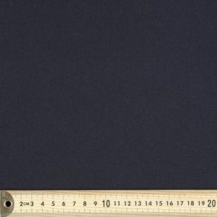 Plain 112 cm Cotton Drill Fabric Black