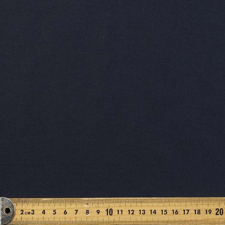 Plain 112 cm Cotton Drill Fabric Dark Navy