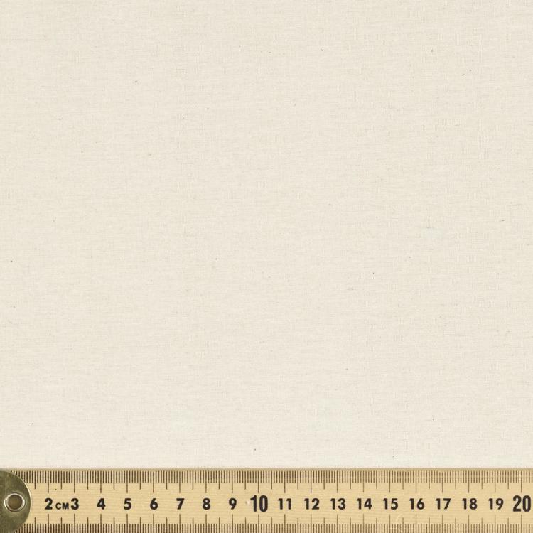 Plain 150 cm Heavy Weight Calico Fabric Natural