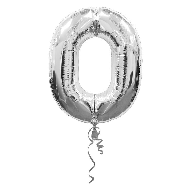 Qualatex Number 0 Foil Balloon