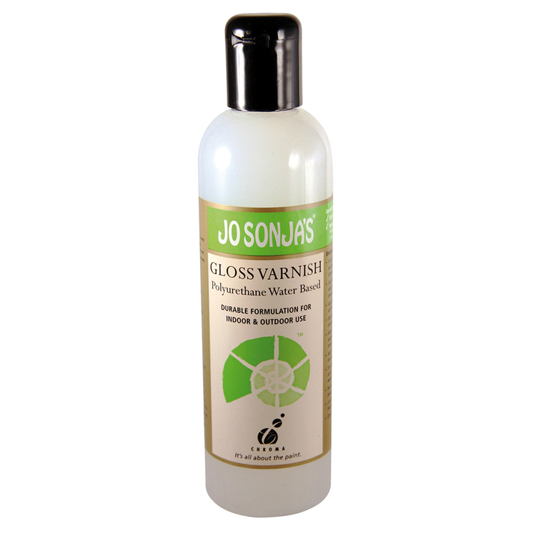 Jo Sonja Polyurethane Varnish Gloss - 16oz Bottle - Aazon.co Jo Sonja Polyurethane Varnish Gloss - 16oz Bottle - Aazon.co