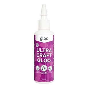 Gloo Ultra (Acetone) Craft Glue White