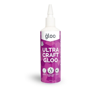 Gloo Ultra (Acetone) Craft Glue White