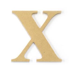 Kaisercraft Wood Letter X Natural