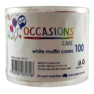 Alpen Muffin Cup 100 Pack White