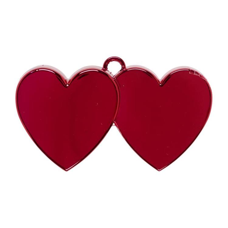 Amscan Red Electro Double Heart Balloon Weight