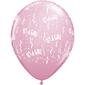 Qualatex It's A Girl 28 cm Latex Balloon Pink