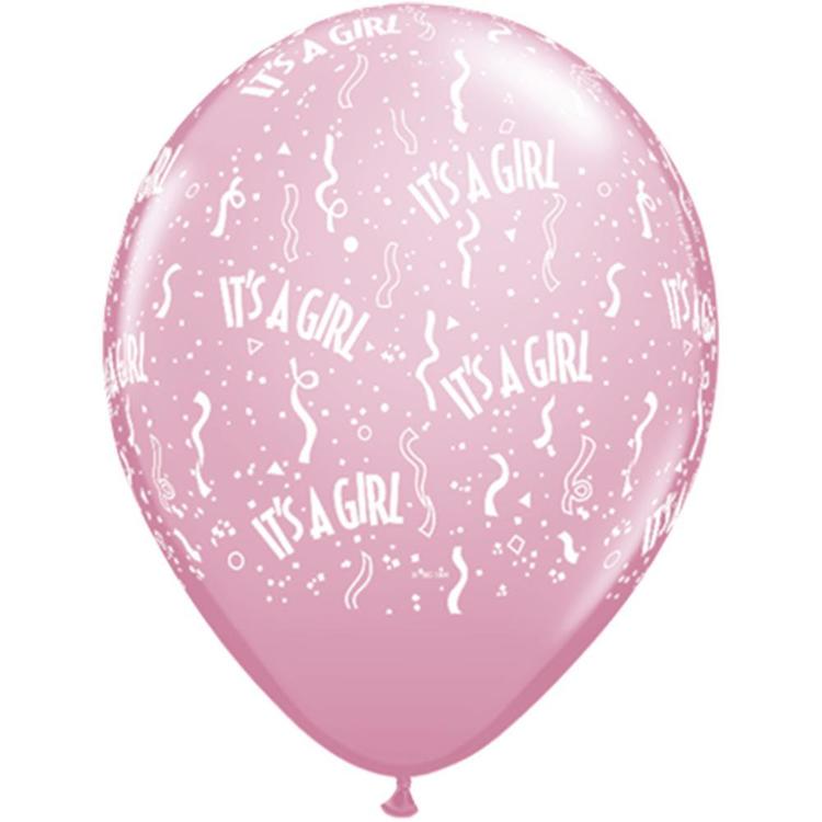 Qualatex It's A Girl 28 cm Latex Balloon