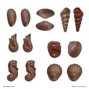 Roberts 3D Seashells Chocolate Mould Clear