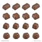 Roberts Deep Fill Square Shape Chocolate Mould Clear