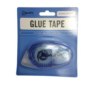 Renoir Repositionable Glue Tape Blue 8 mm