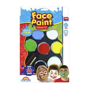 Colorific Face Paint Deluxe Kit Multicoloured