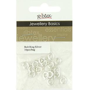 Ribtex Jewellery Basics Bolt Ring Silver 8 mm