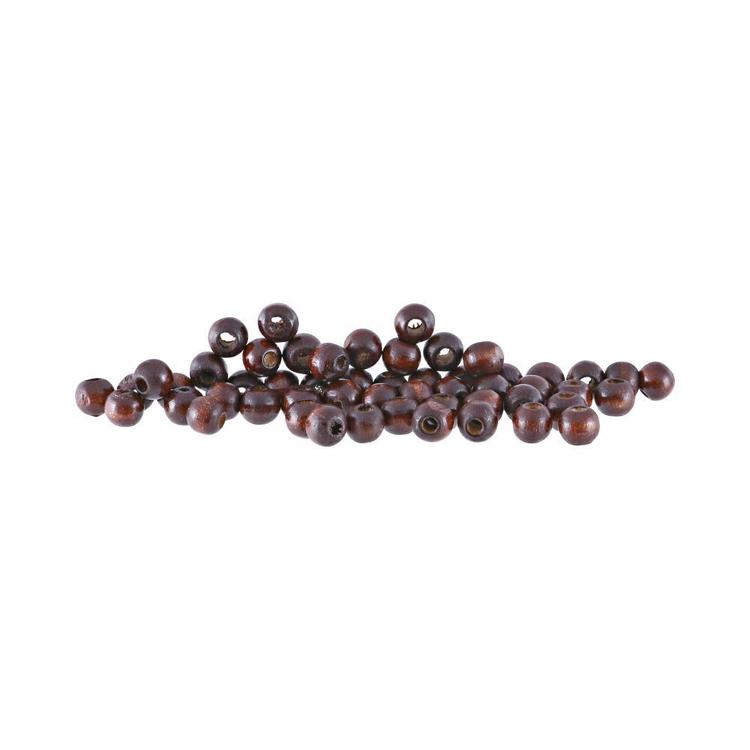 Arbee Wood Ring Beads 5 Pack Natural