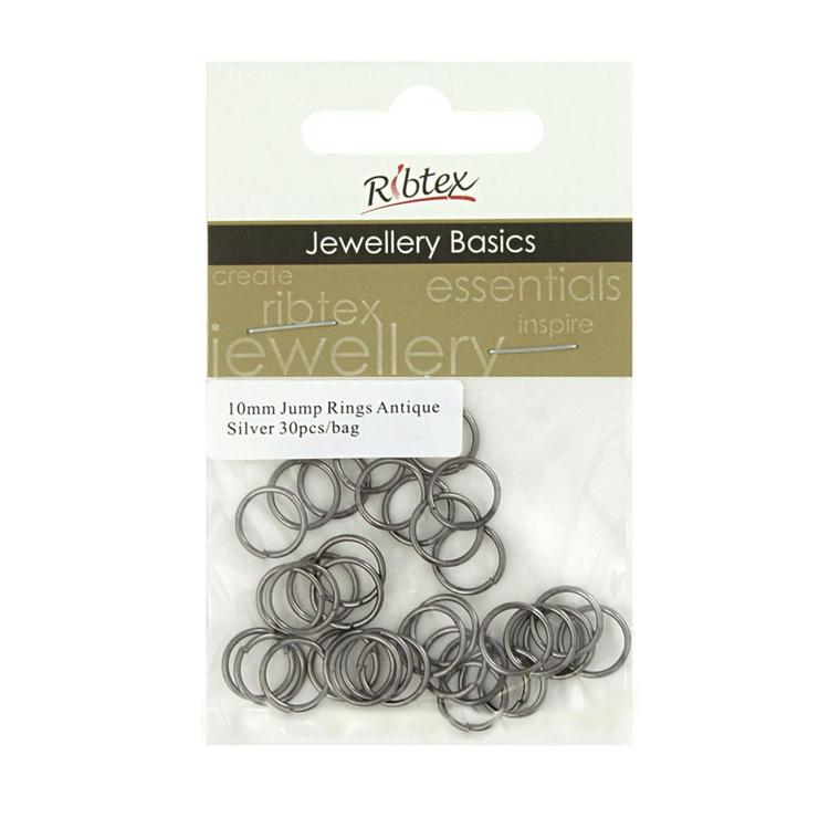 Ribtex Jewellery Basics Jump Rings 30 Pack