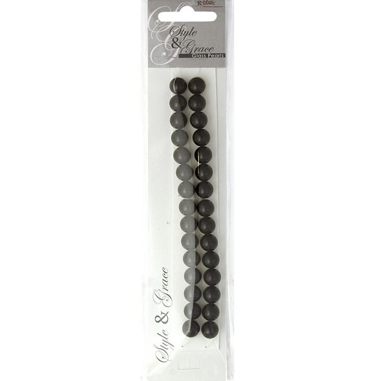 Ribtex Style & Grace Glass Pearls 30 Pack