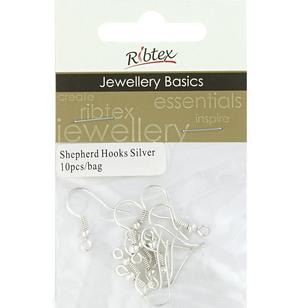 Ribtex Jewellery Basics Shepherd Earring Hooks Silver 20 mm