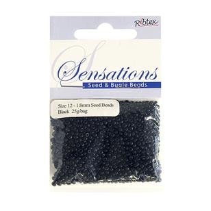 Ribtex Sensations Small Seed Bead Black 1.8 mm