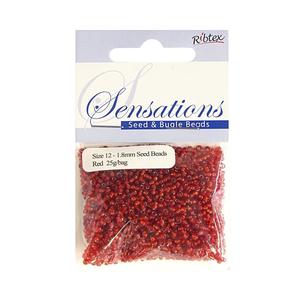 Ribtex Sensations Small Seed Bead Red 1.8 mm