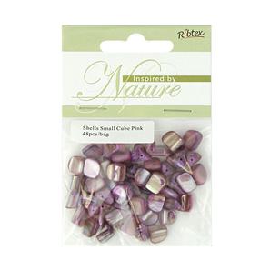 Ribtex Inspired by Nature Shell Cubes Pink Small