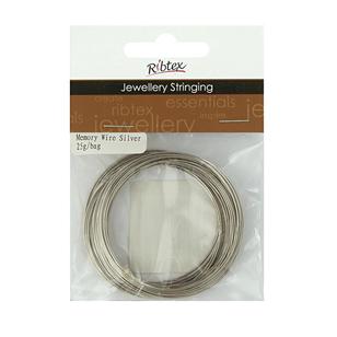 Ribtex Jewellery Stringing Memory Wire Silver 25 g