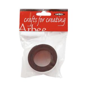 Arbee Adhesive Magnetic Strip Black 19 mm