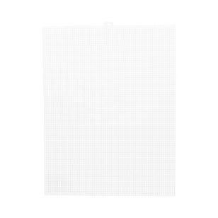 Shamrock Plastic Mesh 7 Count Canvas Sheet White