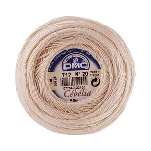 DMC Cebelia Cotton No 20 50 g Cream 50 g