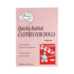 Craft Moods Quickly Knit Clothes Doll White