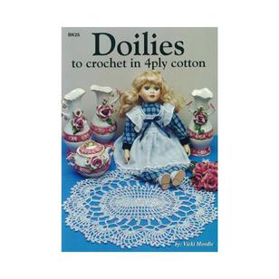 Craft Moods Doilies To Crochet In 4 Ply Cotton White