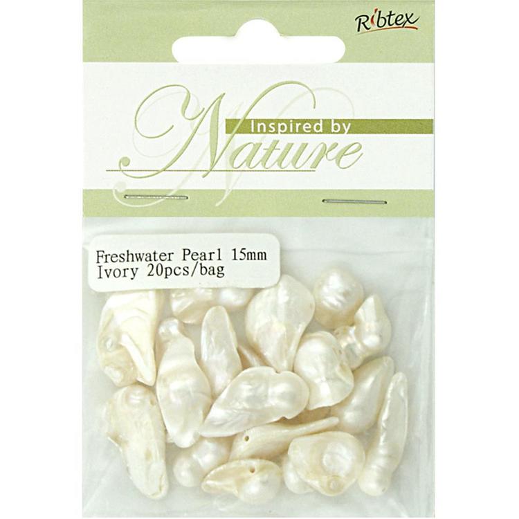 Ribtex Inspired by Nature Lumpy Freshwater Pearls Ivory