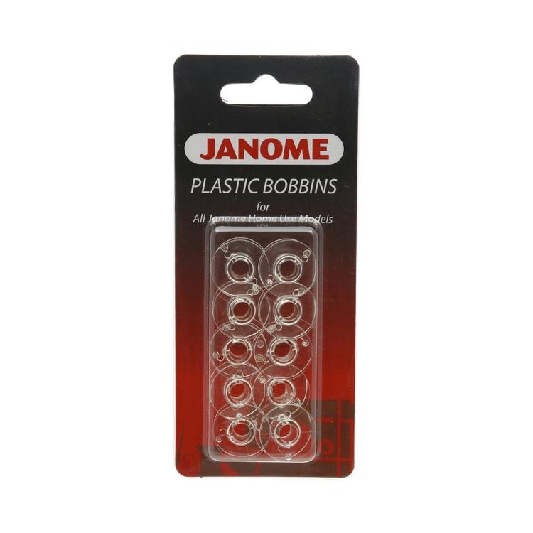 Janome 10 Pack Plastic Bobbins