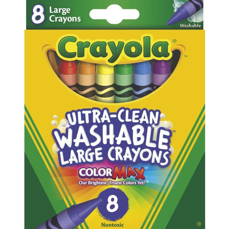 Crayola Washable Large Crayons Multicoloured