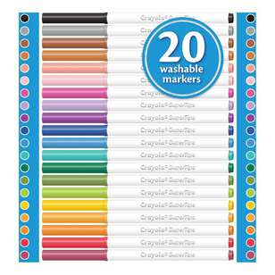 Crayola Super Tips Markers Multicoloured