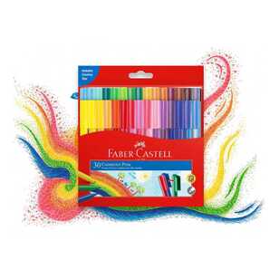 Faber Castell Connector Pens 30 Pack Multicoloured