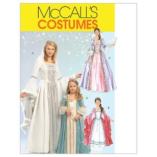 McCall's Sewing Pattern M5731 Girls' Costumes White
