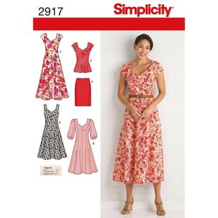 Simplicity Pattern 2917 Women's Dress 10 - 18
