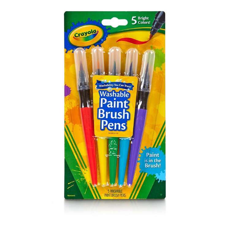 Crayola Classic Paint Brush Pens Multicoloured