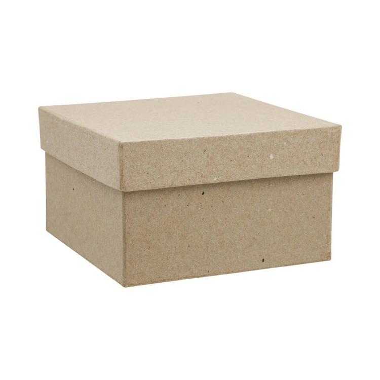 Shamrock Craft Papier Mache Square Box