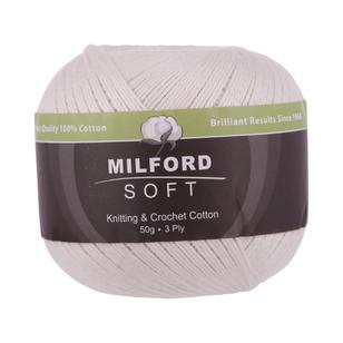 Milford Soft 3 Ply Yarn 50 g Ecru 50 g