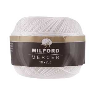 Milford Mercer Size 10 Yarn White 10
