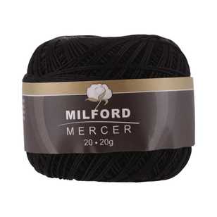 Milford Mercer Size 20 Yarn Black 20