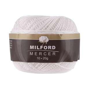 Milford Mercer Size 20 Yarn White 20
