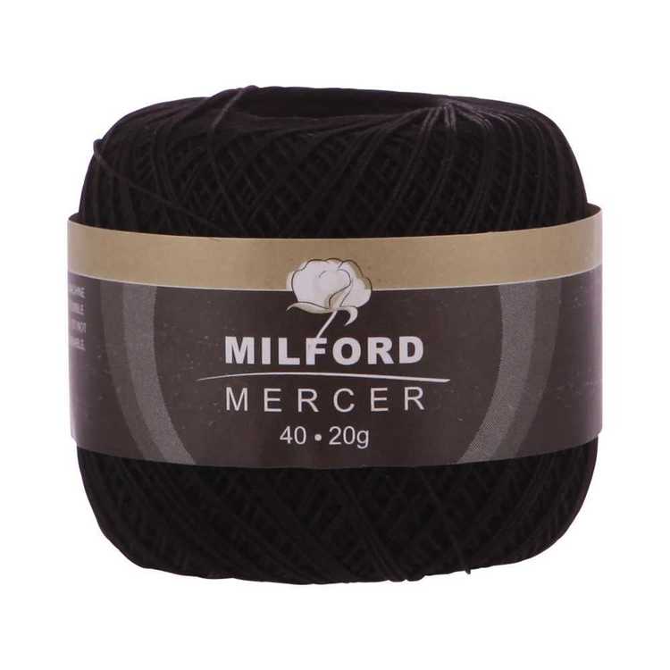 Milford Mercer Size 40 Yarn Black 40